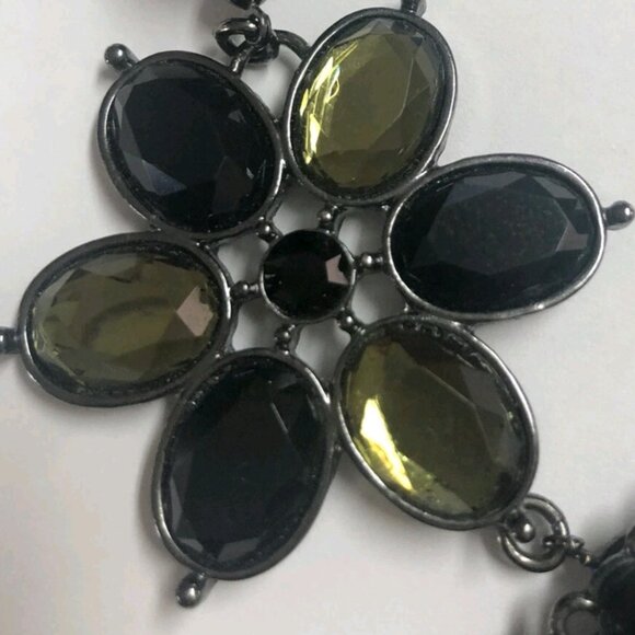 Premier Designs Crochet Black and Yellow Convertible Necklace Brooch PinP - Picture 6 of 8